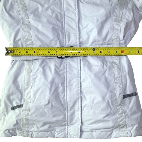 $598 VINTAGE North Face Arctic Parka Medium Ivory Waterproof Short Sealed Seams - Picture 11 of 16